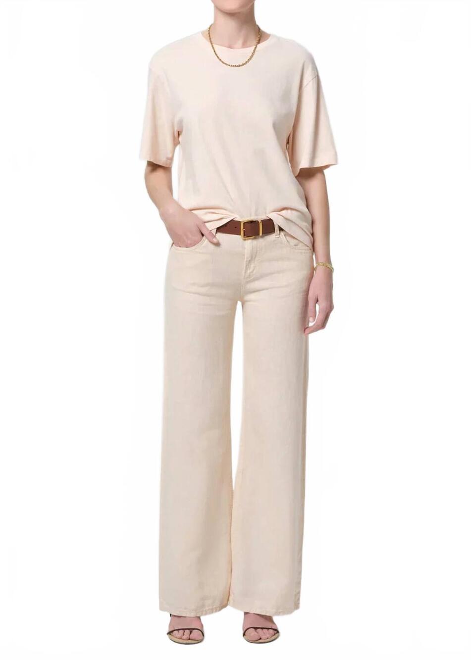 NEW CITIZENS OF HUMANITY nora trouser in vanilla